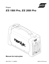 ESAB Rogue ES 180i Pro, ES 200i Pro Manual de usuario