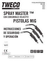 Tweco Tweco Spray Master MIG Guns with VELOCITY2 Manual de usuario