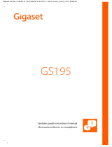 Gigaset TOTAL CLEAR Cover GS195 Guía del usuario