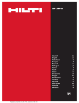 Hilti SF 2H-A Manual de usuario