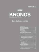 Korg KRONOS SE Guía de inicio rápido