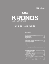 Korg Kronos Guía de inicio rápido