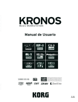 Korg KRONOS SE Instrucciones de operación