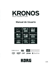 Korg Kronos Instrucciones de operación