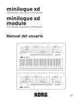 Korg minilogue xd PW El manual del propietario