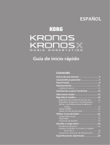 Korg Kronos X Guía de inicio rápido