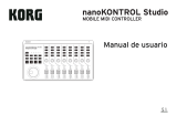 Korg nanoKONTROL Studio El manual del propietario