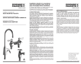 Chicago Faucet 201-AGN8AE2805FAB Guía de instalación