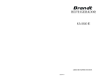 Groupe Brandt SA3350E El manual del propietario