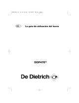 De Dietrich DOP470BH1 El manual del propietario