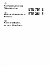 Groupe Brandt ETE761E El manual del propietario