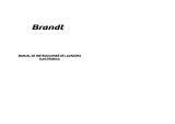 Brandt WFE1076E El manual del propietario