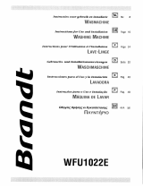 Groupe Brandt WFU1022E El manual del propietario