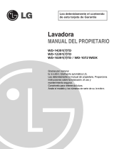 LG WD-10721MDX Manual de usuario