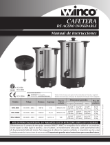 Winco Electric Stainless Steel Coffee Urn Manual de usuario