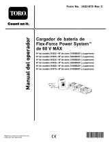 Toro Flex-Force Power System 4.0Ah 60V MAX Battery Pack Manual de usuario