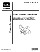 Toro TX 427 Wide Track Compact Tool Carrier Manual de usuario