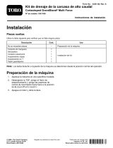 Toro High Flow Case Drain Kit, GrandStand Multi Force Mower Guía de instalación