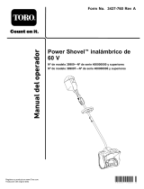 Toro 60V Cordless Power Shovel Manual de usuario