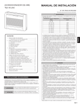 Fujitsu AGYG12KVCA Guía de instalación