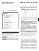 Fujitsu RSG22KMTB Guía de instalación