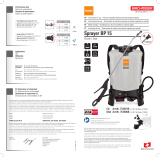 Taski Sprayer BP 15 Li Ion Instrucciones de operación