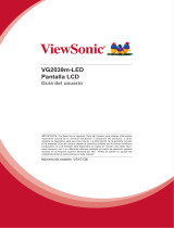 ViewSonic VG2039m-LED-S Guía del usuario