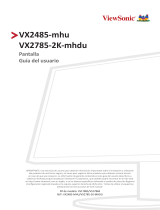 ViewSonic VX2485-mhu Guía del usuario