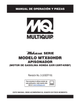 MQ Multiquip MTX80HDR Instrucciones de operación