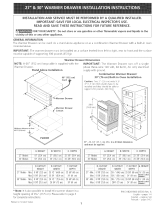 Frigidaire FEW30S2DCB Guía de instalación