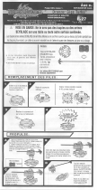 Beyblade Grevolution Dranzer Gigs Turbo B27 Instrucciones de operación