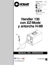 HobartWelders HANDLER 130 w/EZ-MODE AND H-9B GUN El manual del propietario