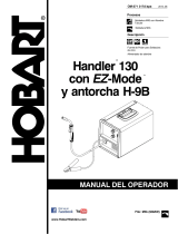 HobartWelders HANDLER 130 w/EZ-MODE AND H-9B GUN El manual del propietario