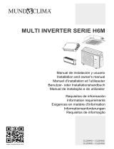 mundoclima MULTI INVERTER MUPR-24-H6M Guía de instalación