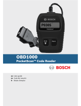 Bosch OBD1000 Manual de usuario