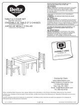 Delta Children Chelsea Table and Chair Set Assembly Instructions