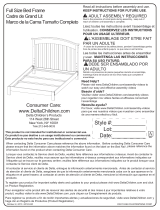Delta Children Platform Bed Kit (500850) Assembly Instructions