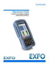 EXFO MaxTester MAX-630/630G Guía del usuario