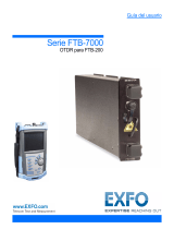 EXFO FTB-7000 OTDR Series for FTB-200 Guía del usuario