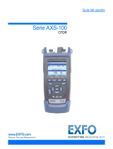 EXFO AXS-100 Series OTDR Guía del usuario