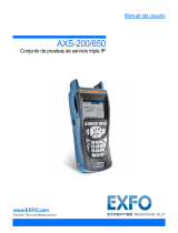 EXFO AXS-200/650 IP Triple-Play Test Set Guía del usuario