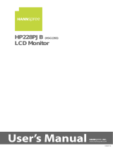 Hannspree HP228PJB Manual de usuario