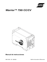 ESAB Warrior™ 750i CC/CV Manual de usuario