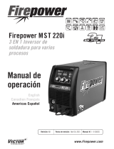 ESAB Firepower MST 220i 3-IN-1 Multi Process Welding System Manual de usuario