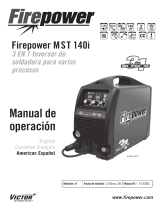 Victor Technologies Firepower MST 140i 3-IN-1 Multi Process Welding System Manual de usuario
