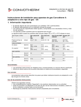 Convotherm TDS 04 - Gas conversion for gas appliances - CE Manual de usuario