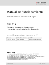 Binder FDL 115 Instrucciones de operación