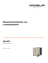 Robur GA ACF HR Installation, Use And Maintenance Manual
