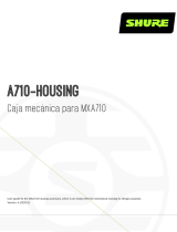 Shure A710B-4FT-HOUSING Guía del usuario