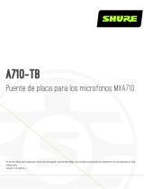 Shure A710-TB Guía del usuario